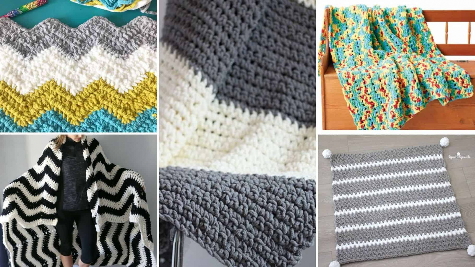 Bernat Blanket Yarn Blanket Crochet Patterns - Easy Crochet Patterns