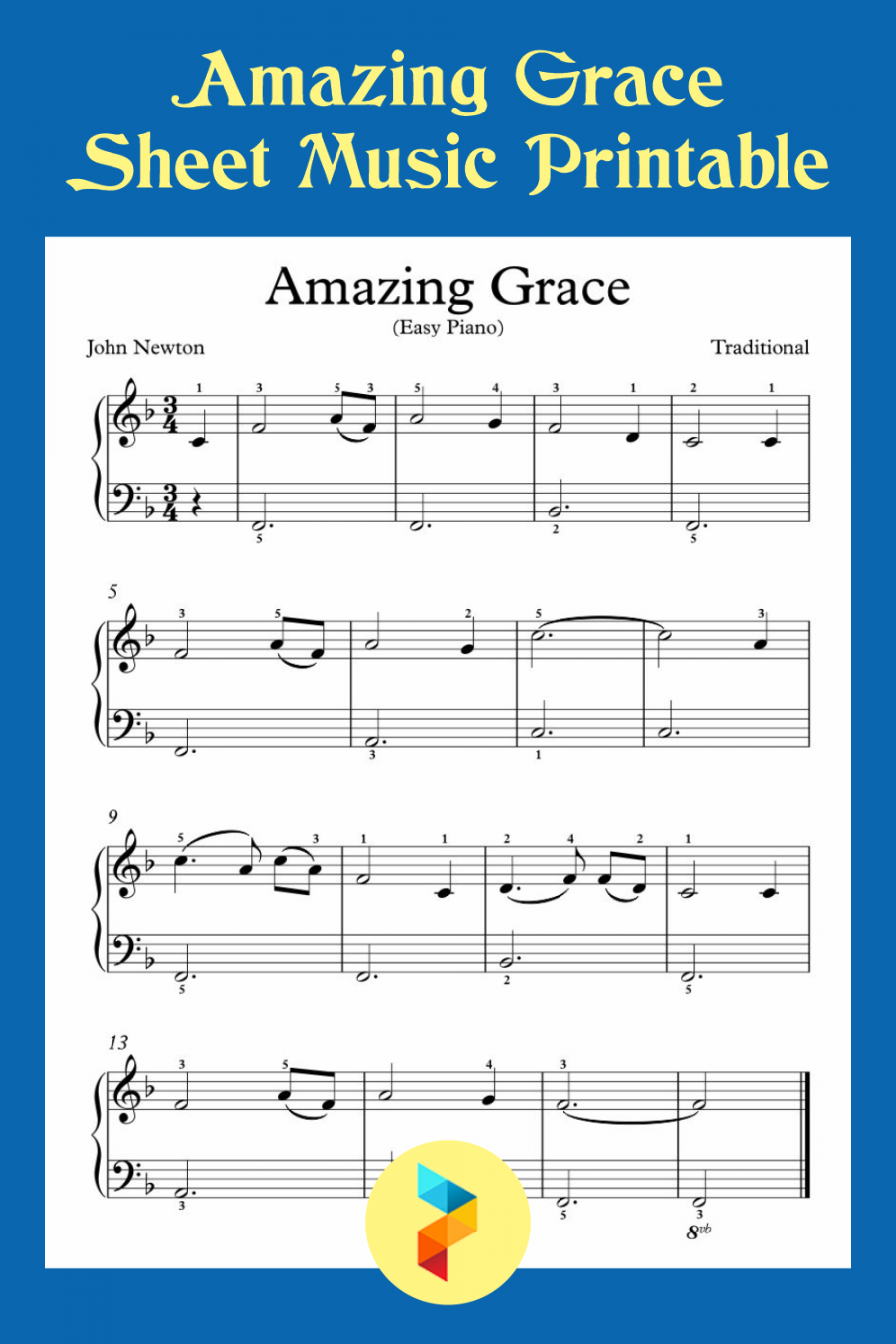 Best Amazing Grace Sheet Music Printable - printablee