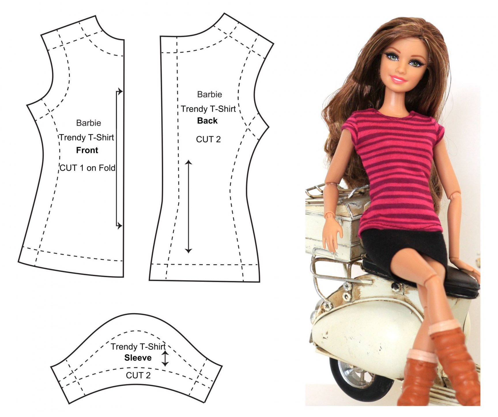 Best Barbie Clothes Templates Printable - printablee