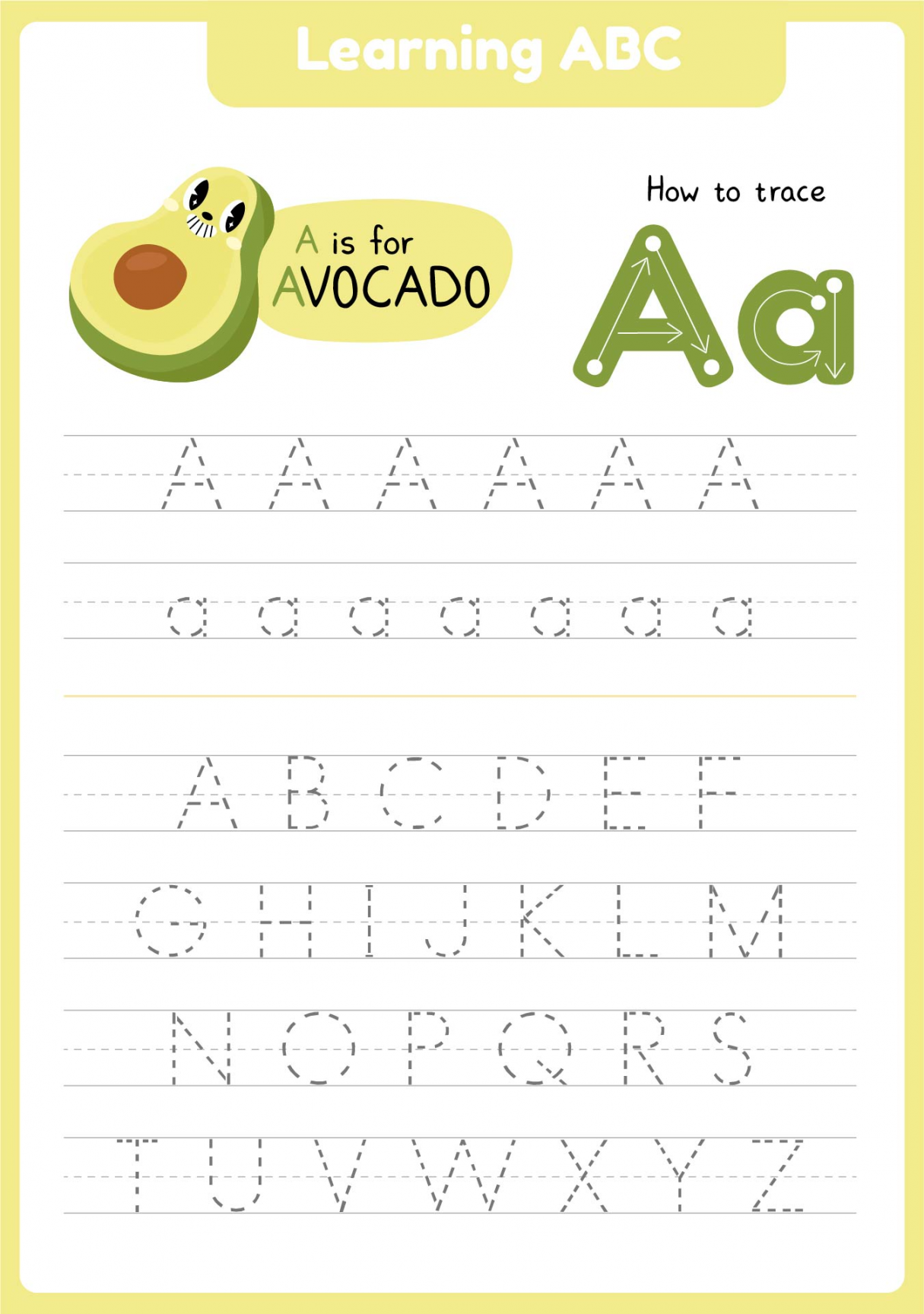 Best Free Printable Alphabet Tracing Letters - printablee