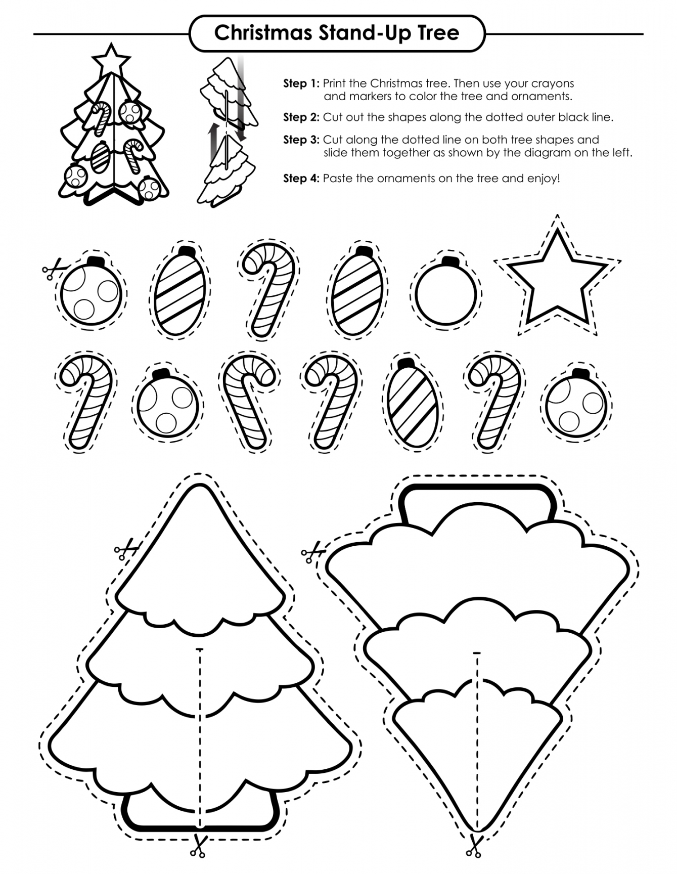 Best Free Printable Christmas Crafts - printablee