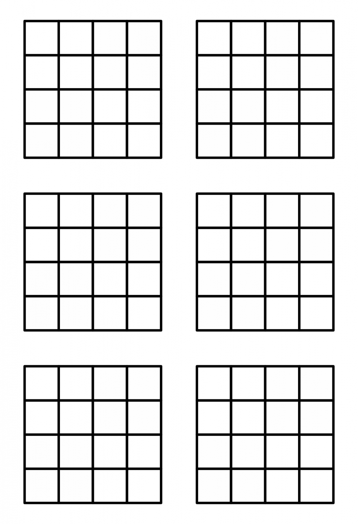Best Printable Blank Sudoku Grid  Per Page - printablee
