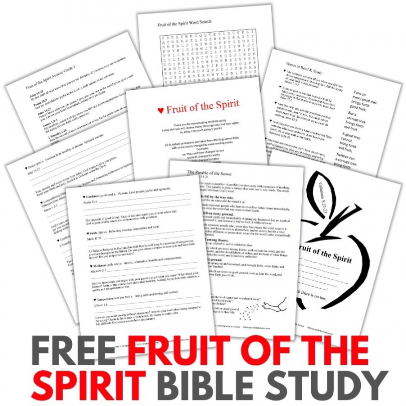 Bible Studies - Free Printable Pdf Bible Study Lesson for Kids and