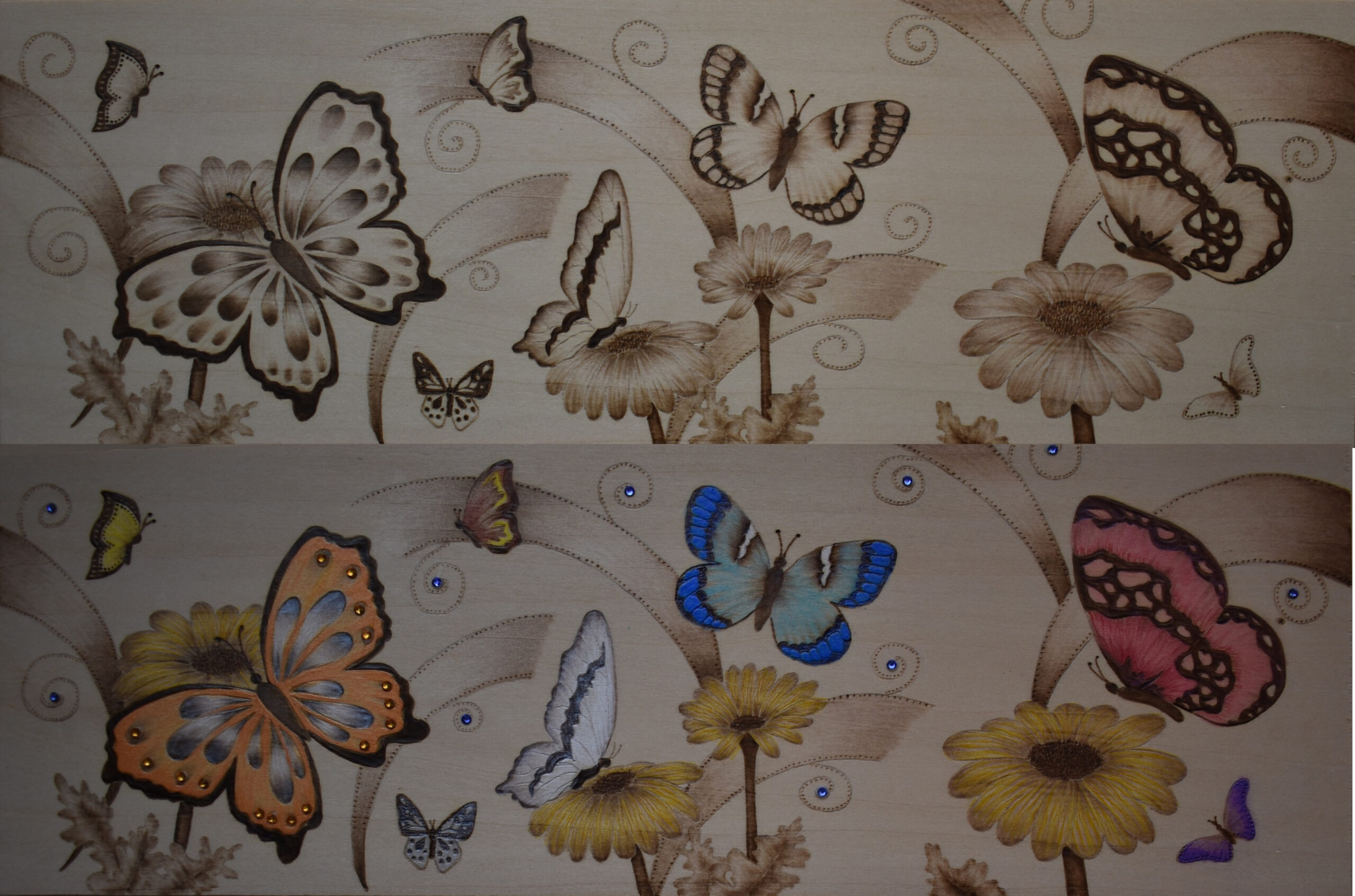 Butterfly Dreams Pyrography Tutorial wood burning art – Pyrography