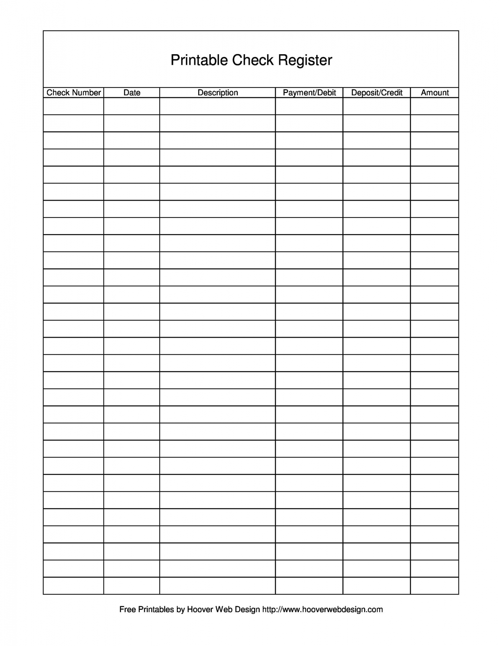 Checkbook Register Templates [% Free, Printable] ᐅ TemplateLab