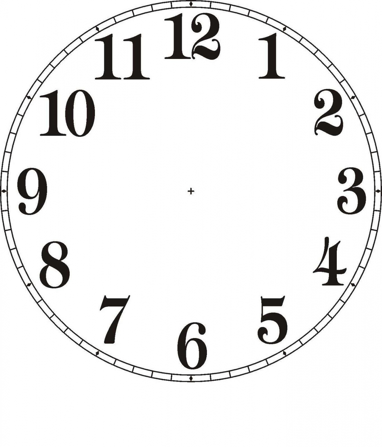 Clock Face Printable for Media Reading Clock  Relojes de pared