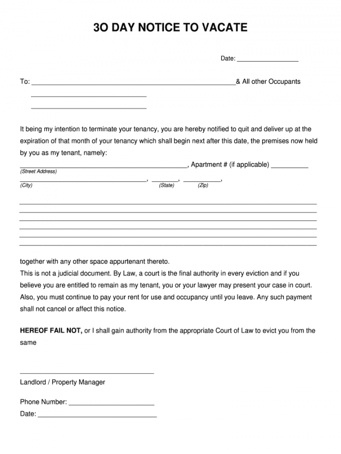 day eviction notice - Fill Out and Sign Printable PDF Template