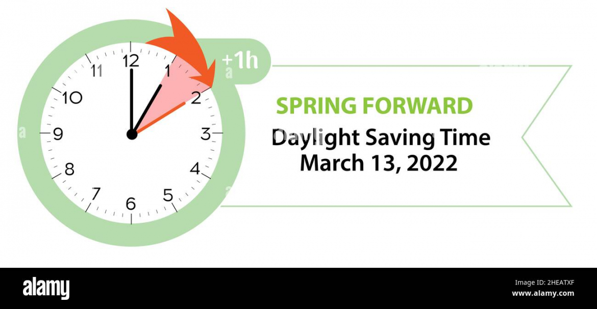 Daylight saving time begins Cut Out Stock Images & Pictures - Alamy