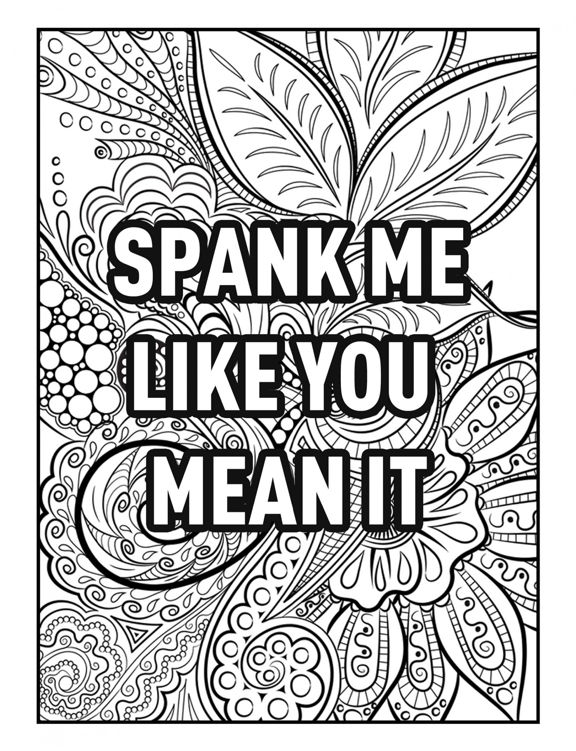 Dirty Funny Coloring Pages for Adults Adult Coloring Book - Etsy