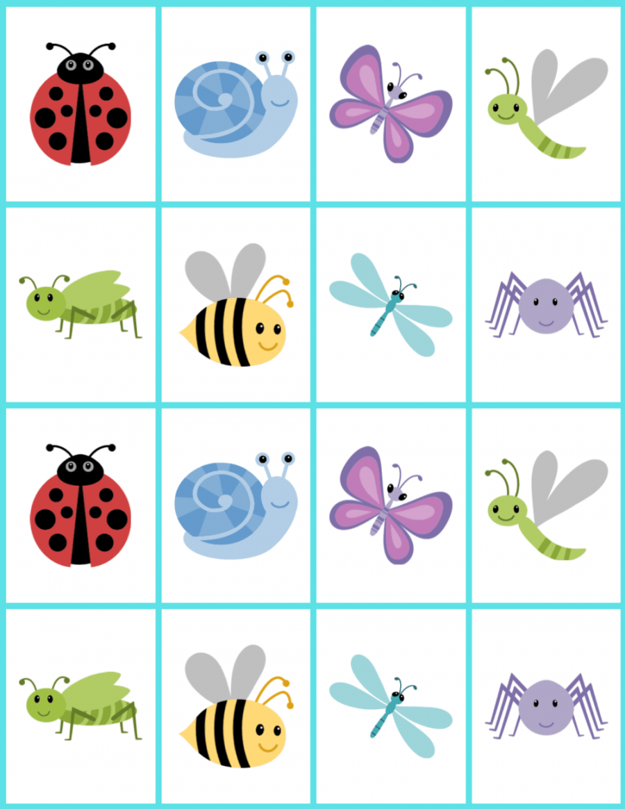 DIY Memory Game Cards for kids (free printable) - stlMotherhood
