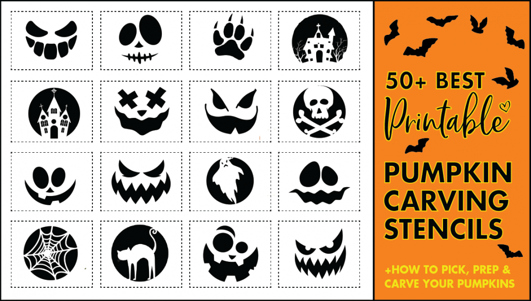 Easy Pumpkin Carving Stencils + The Ultimate Guide To Pumpkin