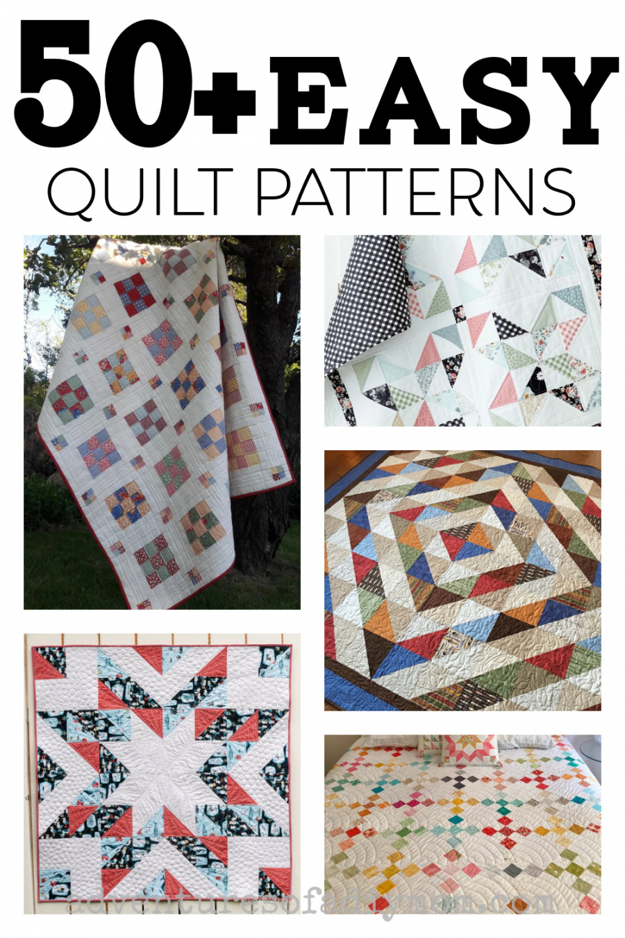 + EASY Quilt Patterns for Beginners - Adventures of a DIY Mom
