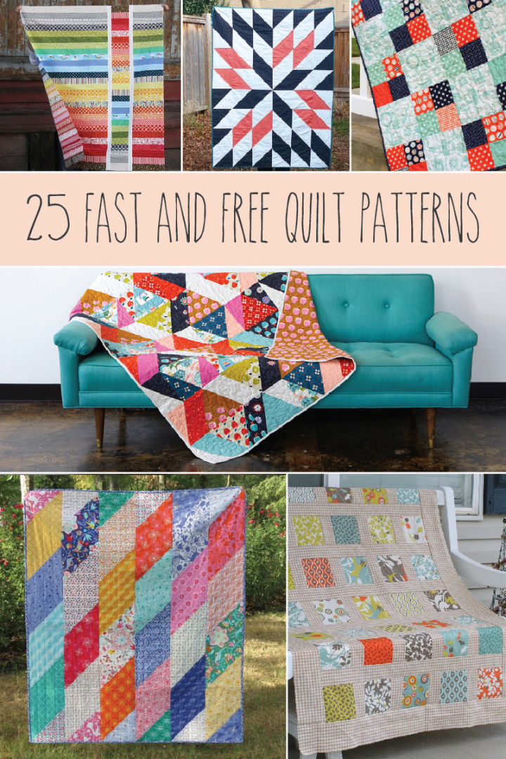 Fast and Free Quilt Patterns - Quilting  Flamingo Toes