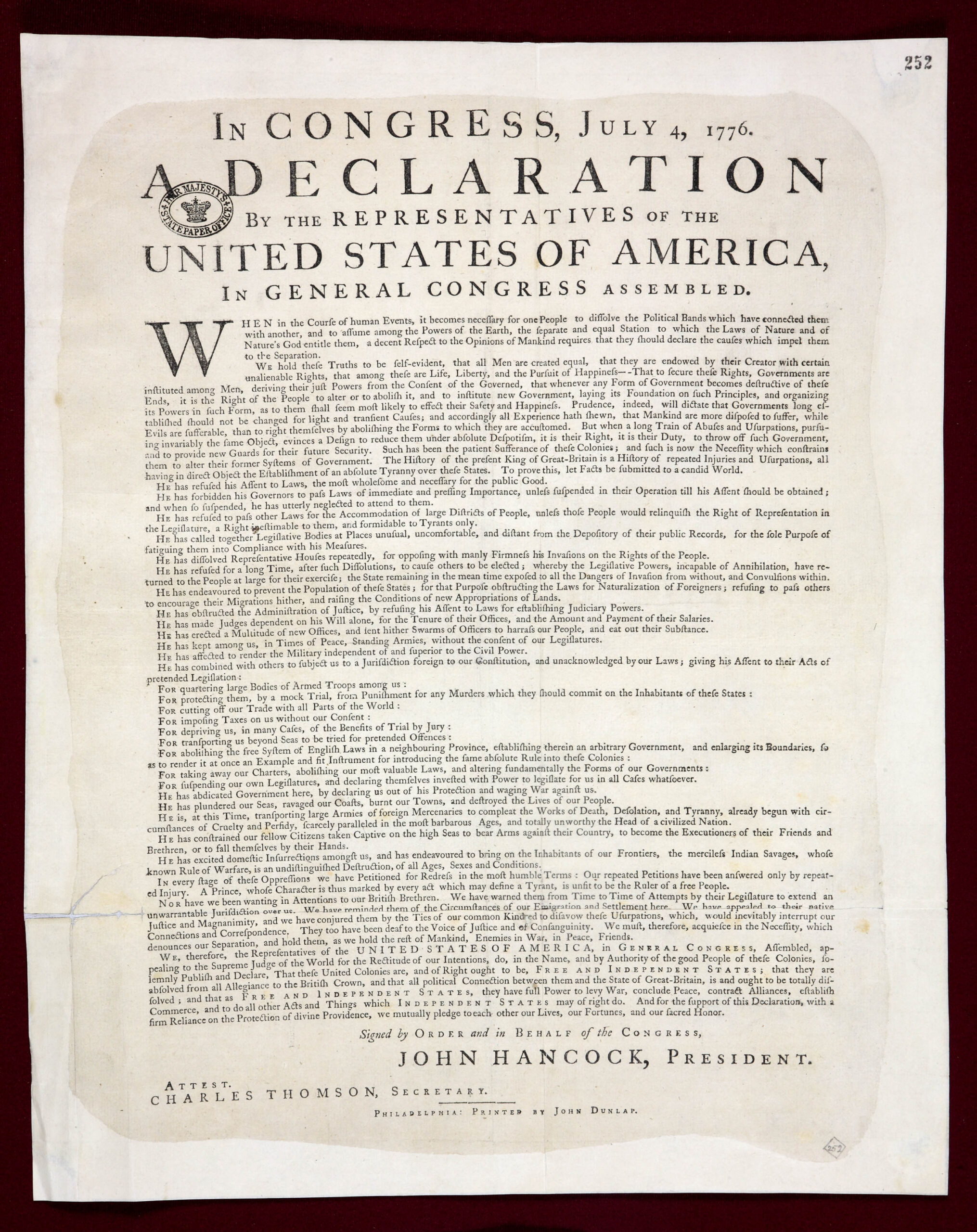 File:The Declaration of Independence (National Archives UK)