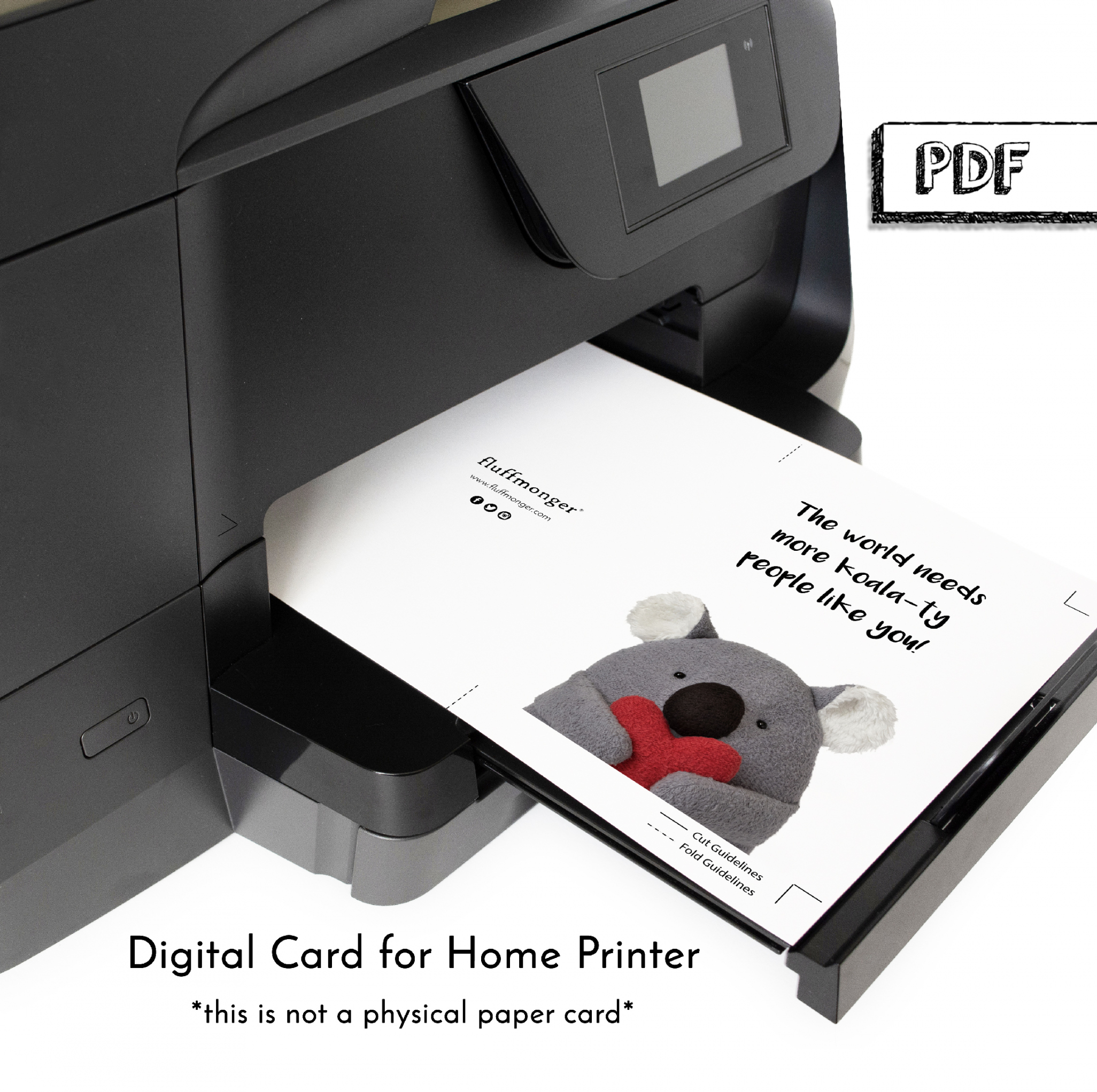 Fluffmonger Free Printable Cards - Fluffmonger®