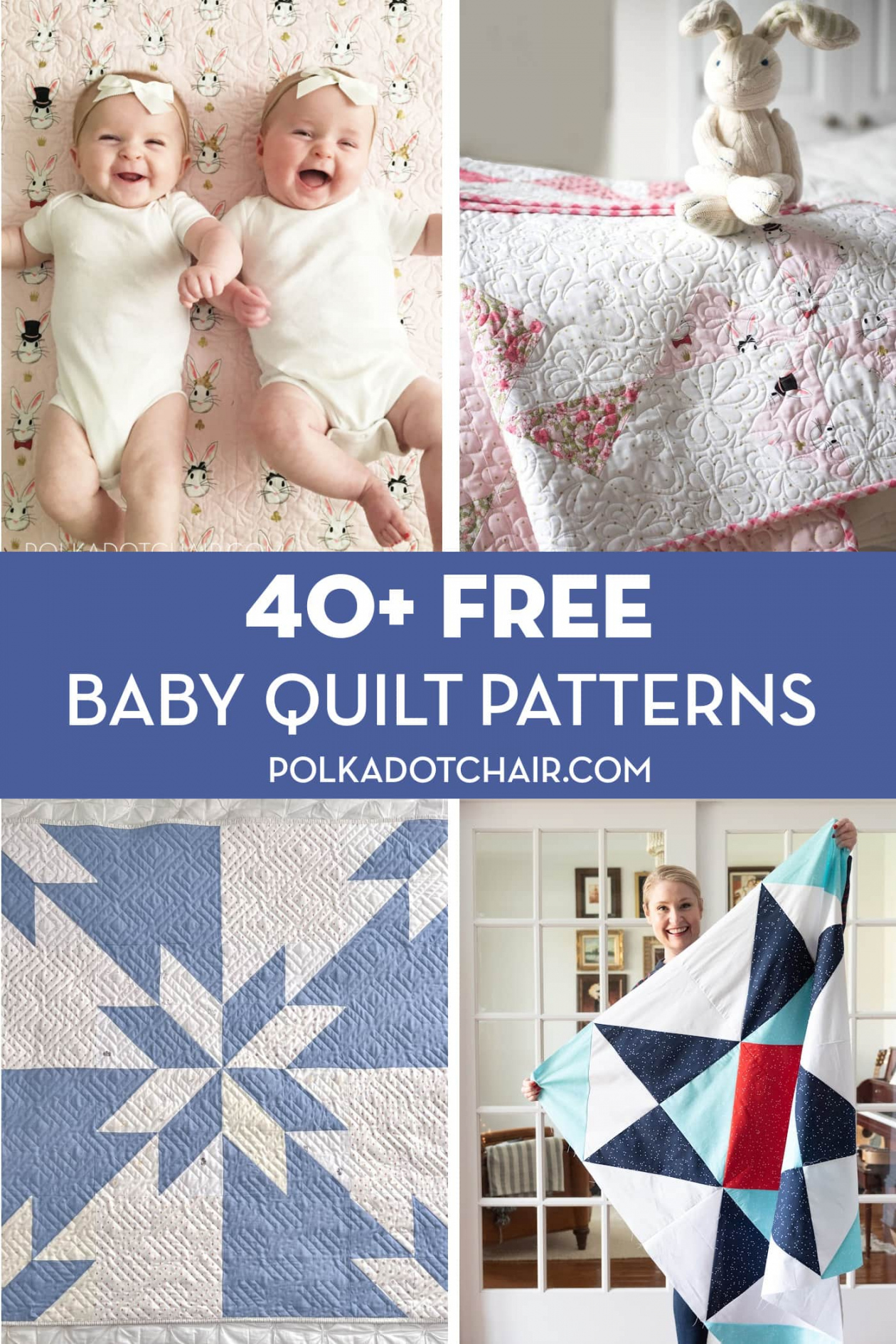 + Free Baby Quilt Patterns & Tutorials  Polka Dot Chair