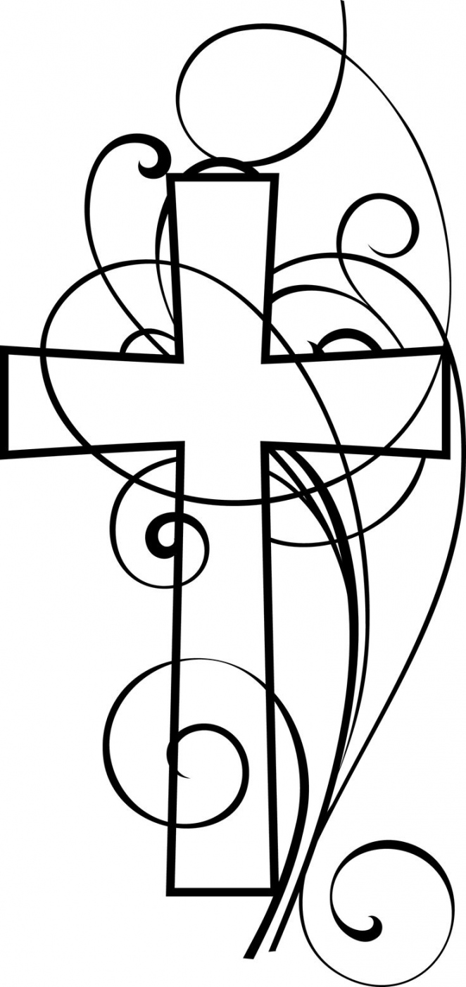 Free christian clip art swirly cross clip art pictures - Clipartix