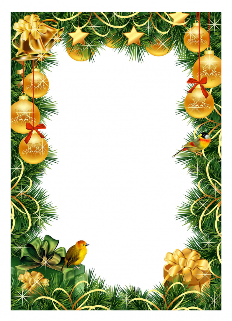 FREE Christmas Borders and Frames - PrintableTemplates