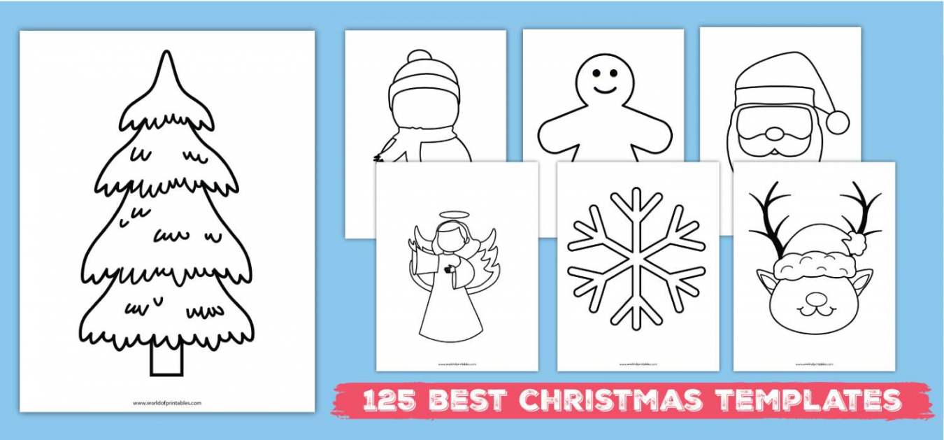 Free Christmas Template Printables - World of Printables