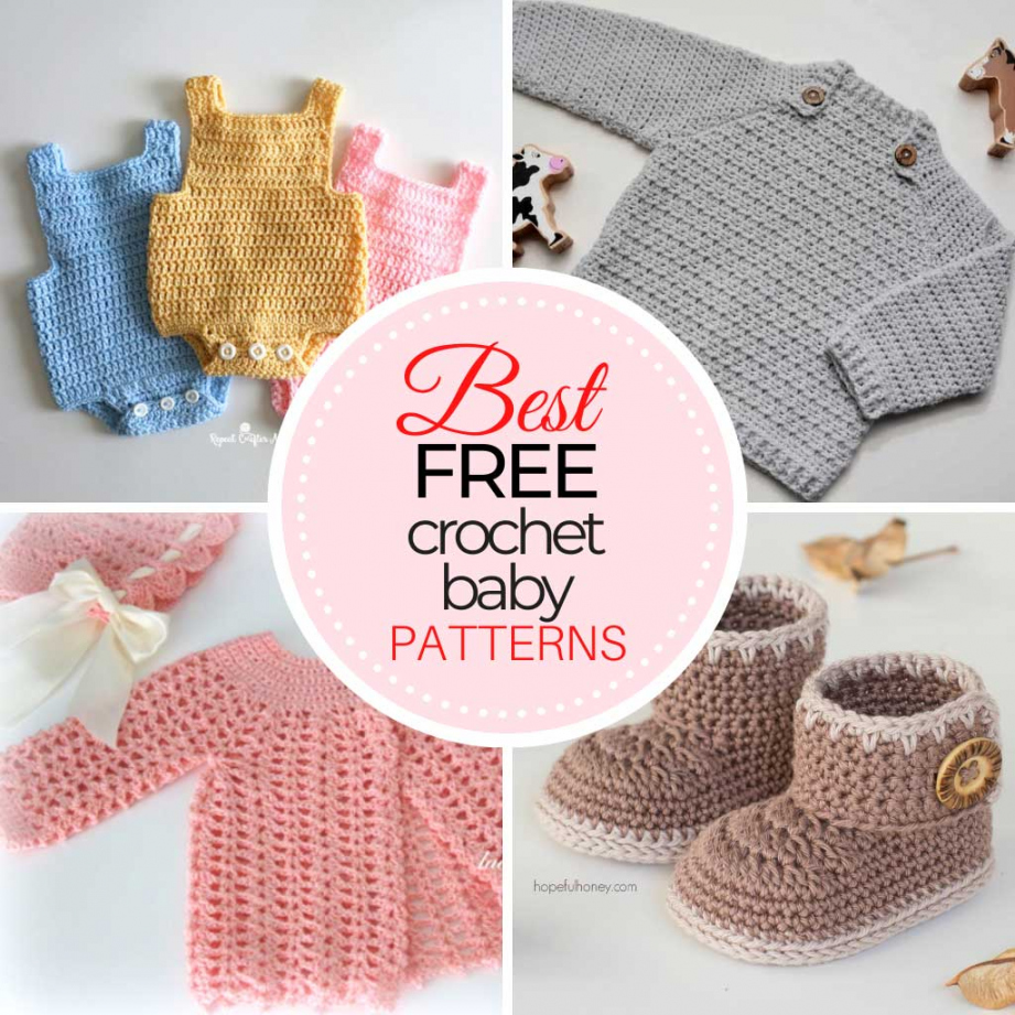+ Free Crochet Baby Patterns - Cute Baby Items to Crochet