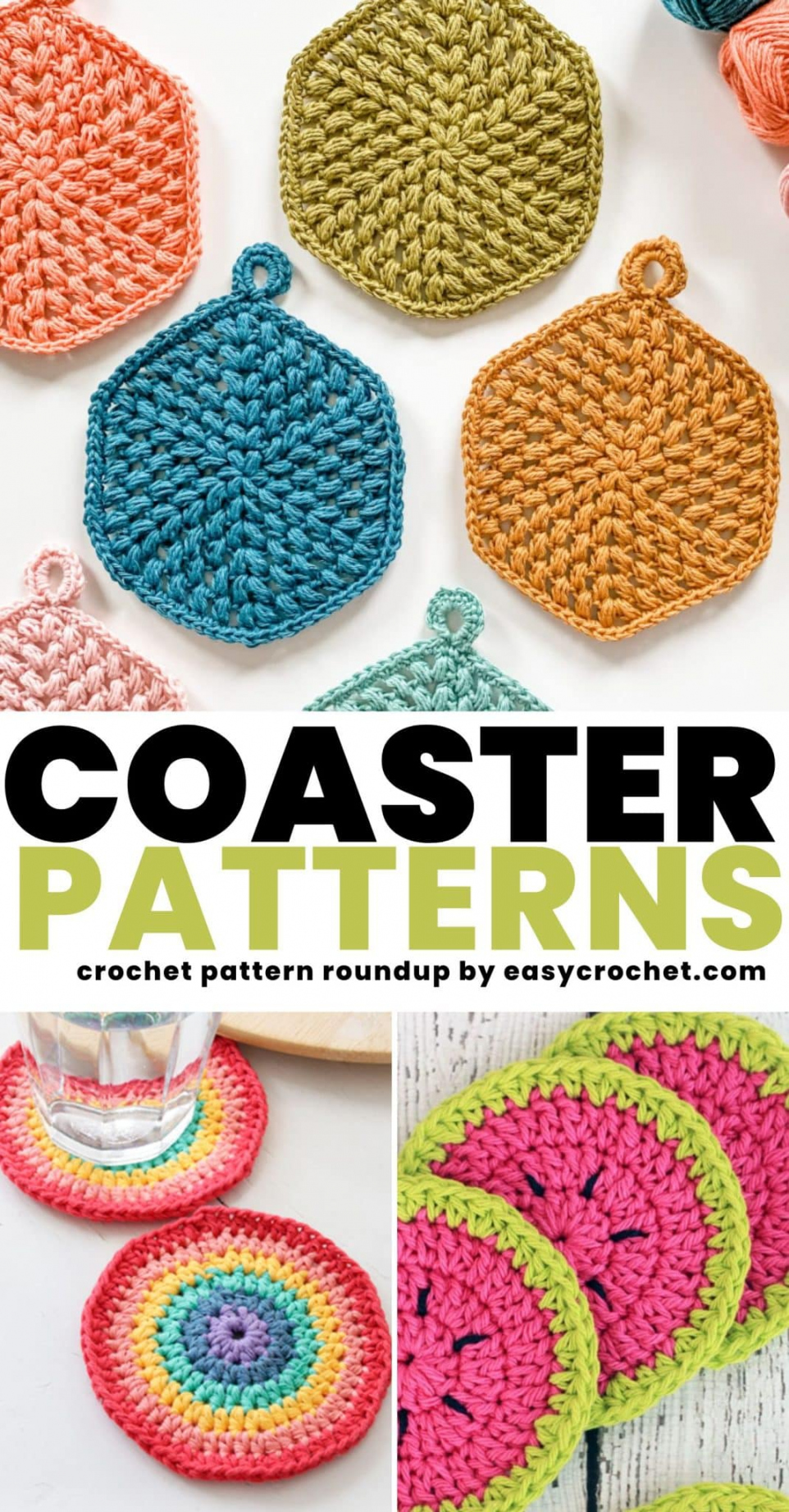 Free Crochet Coaster Patterns: Quick & Easy - Easy Crochet Patterns