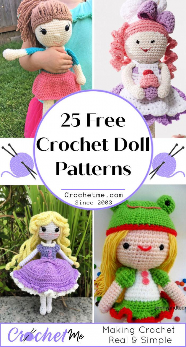 Free Crochet Doll Patterns  Free Amigurumi Doll Patterns