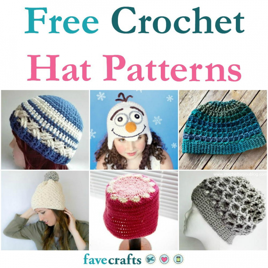 Free Crochet Hat Patterns  FaveCrafts