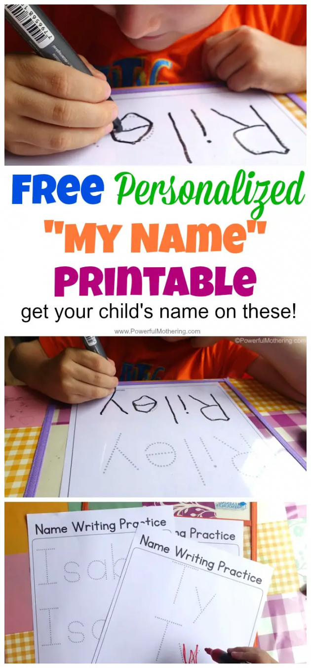 Free Name Tracing Worksheets - Printable and Font Choices
