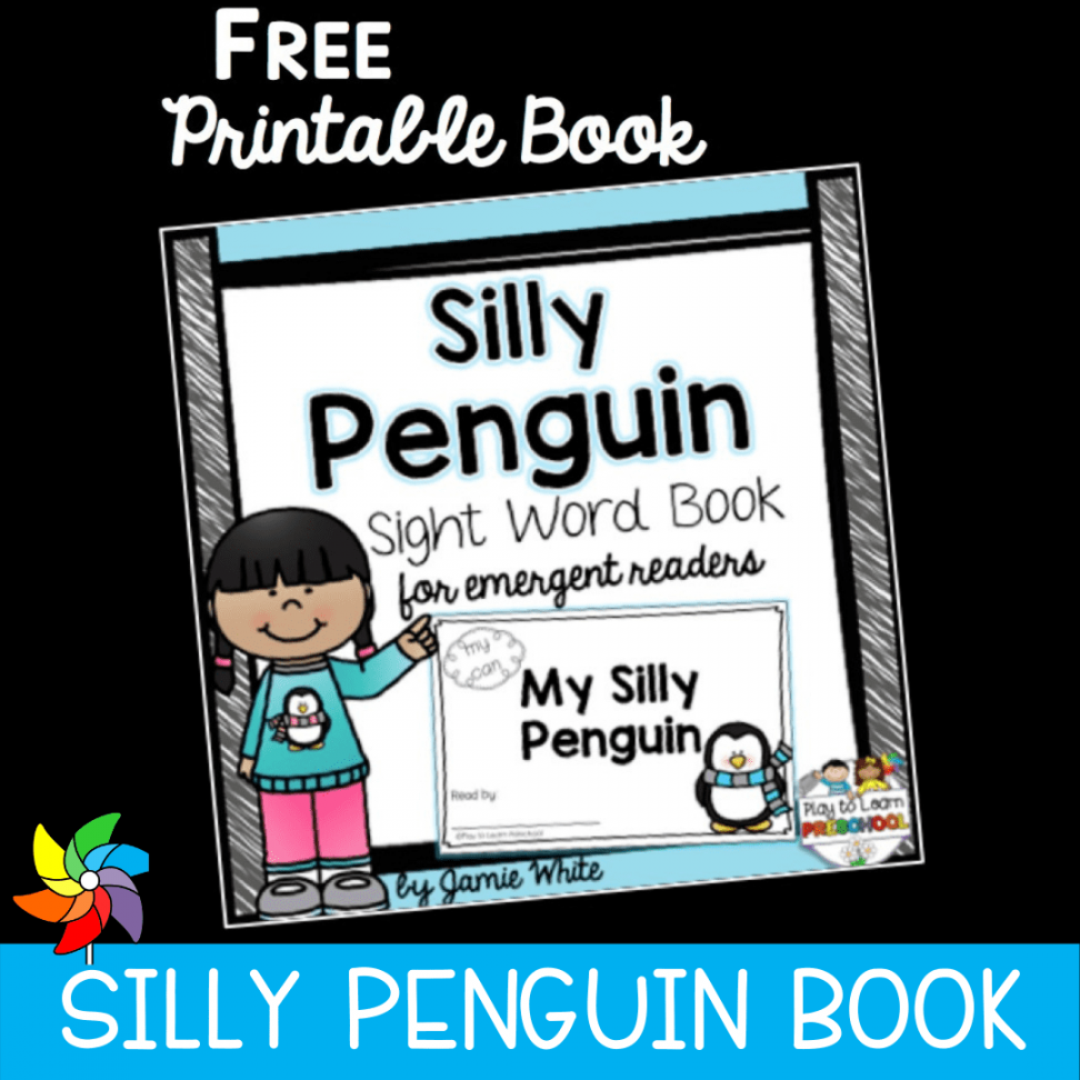 Free Penguin Emergent Reader Book - Play to Learn Preschool