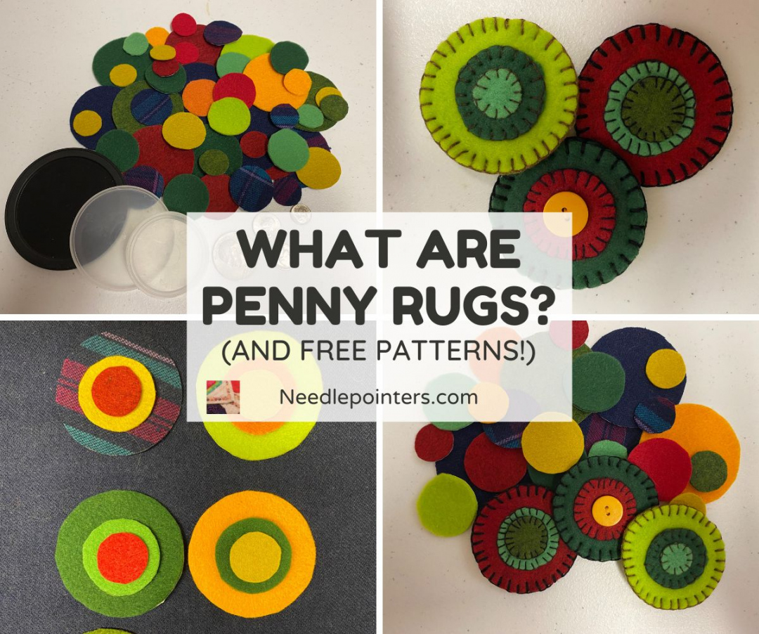 Free Penny Rug Patterns  Needlepointers