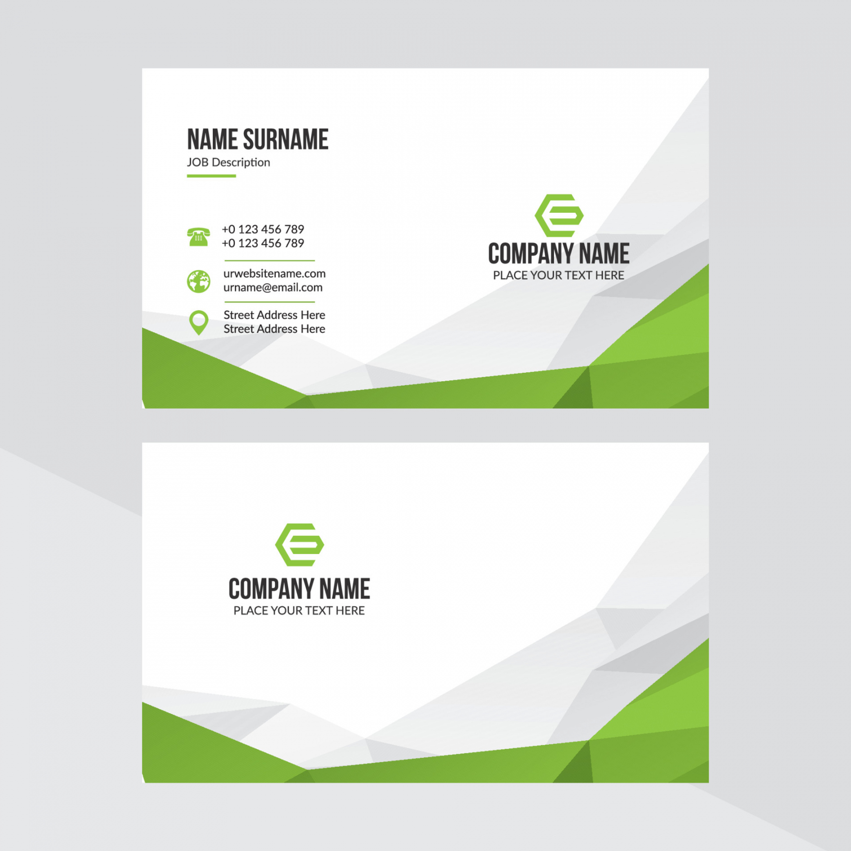 Free printable business card template  Vector Art at Vecteezy