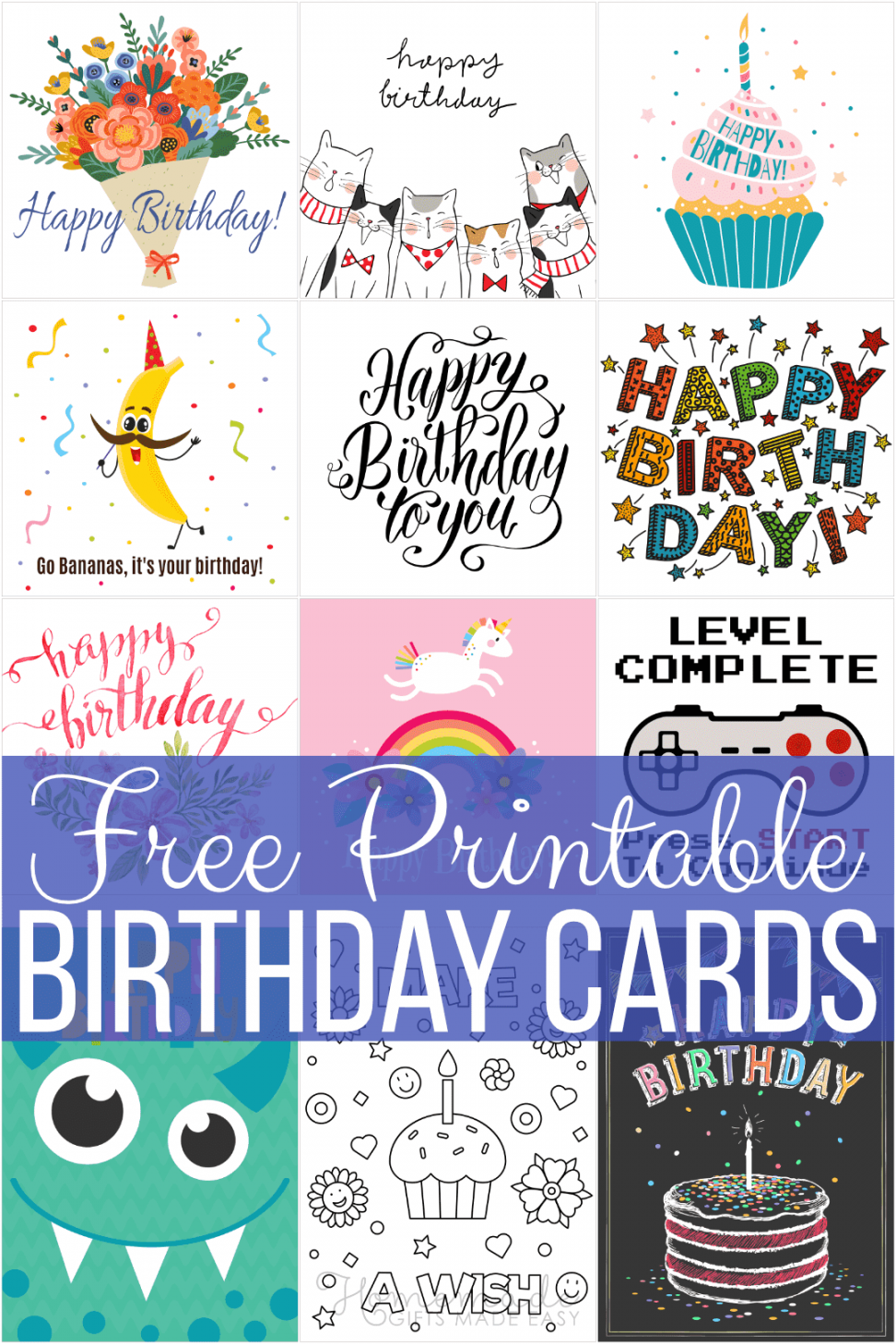 Free Printable Cards for all Occasions