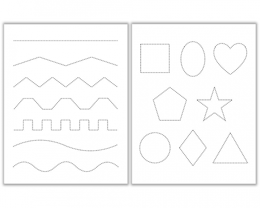 Free Printable Cutting & Tracing Practice Worksheets - The Craft