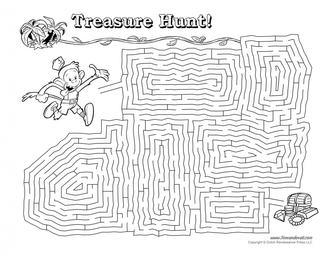 Free Printable Maze - Tim