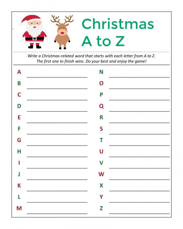 Free Printable Santa