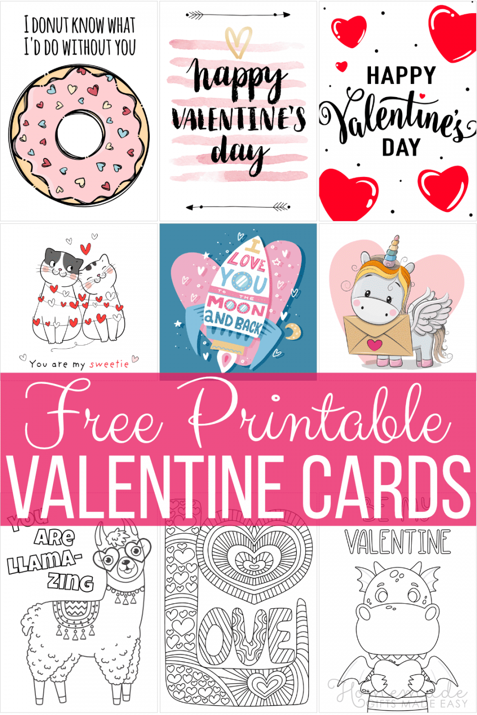 Free Printable Valentine Cards for