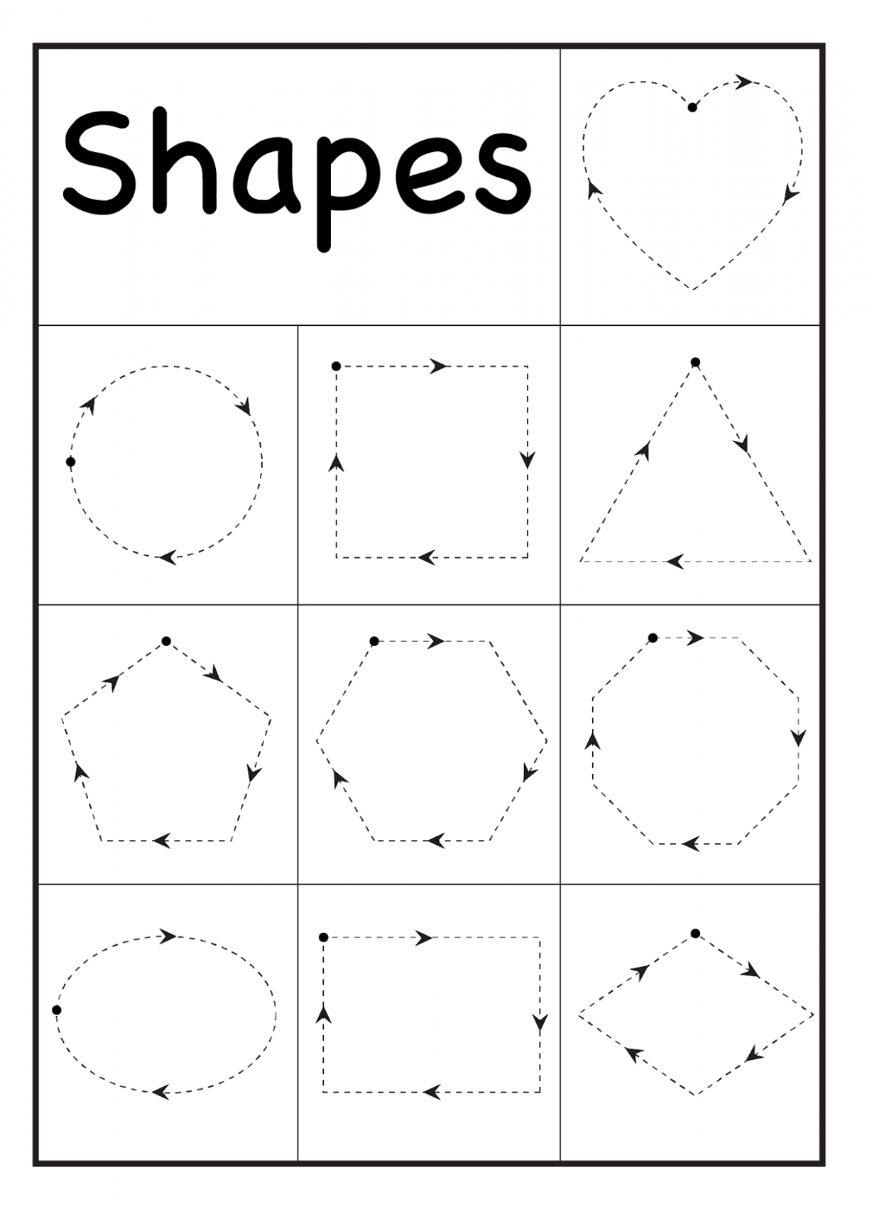 Free Printable Worksheets For  Year Olds