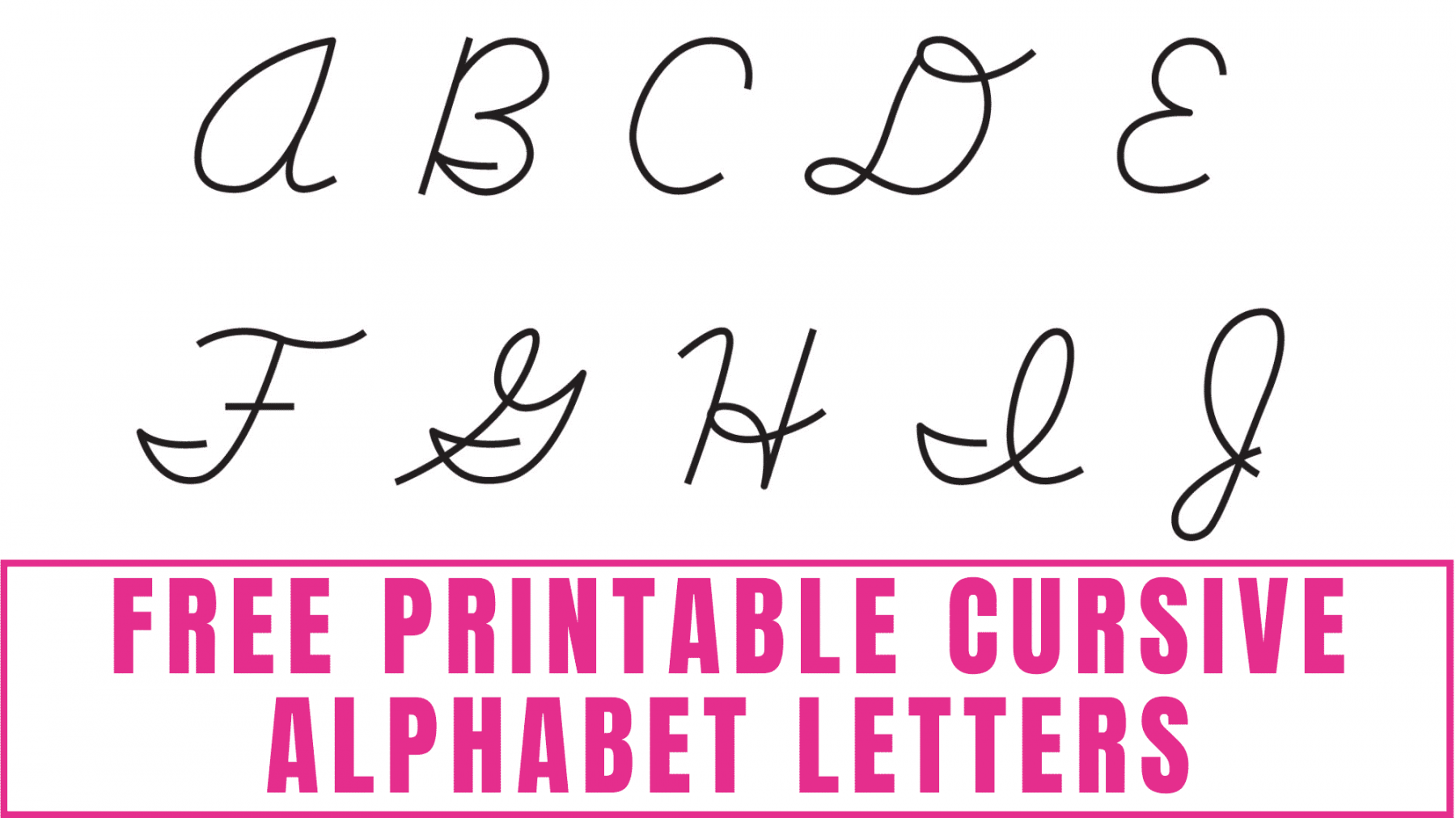 Free Royal Fancy Cursive Letters Practice Sheets - Freebie Finding Mom