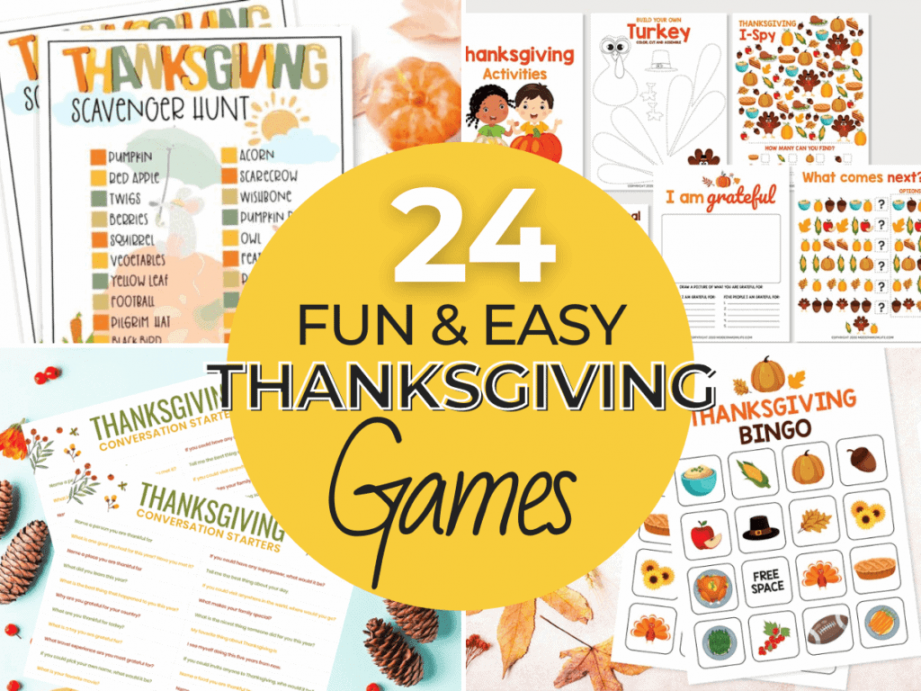 Free Thanksgiving Games For All Ages - Modern Mom Life