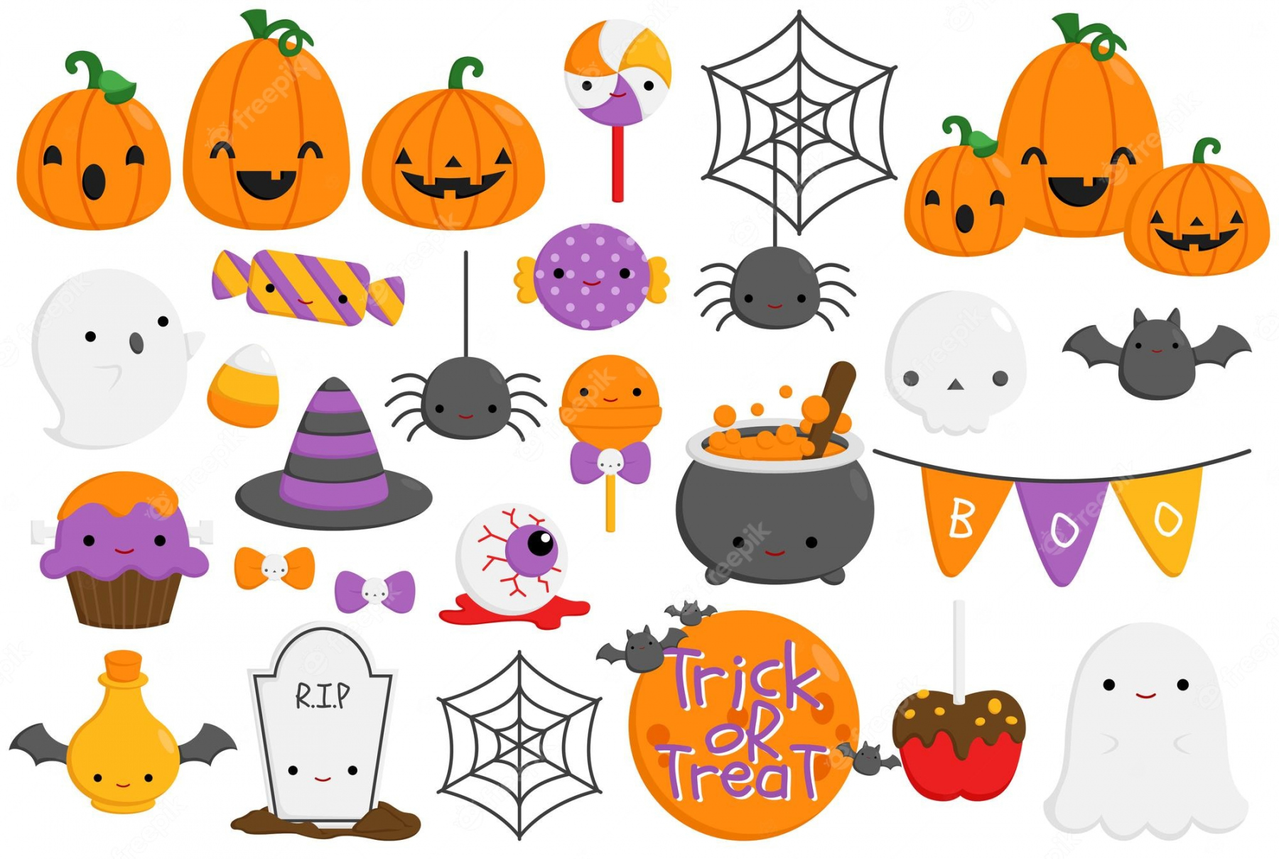 Halloween Clip Art Images - Free Download on Freepik