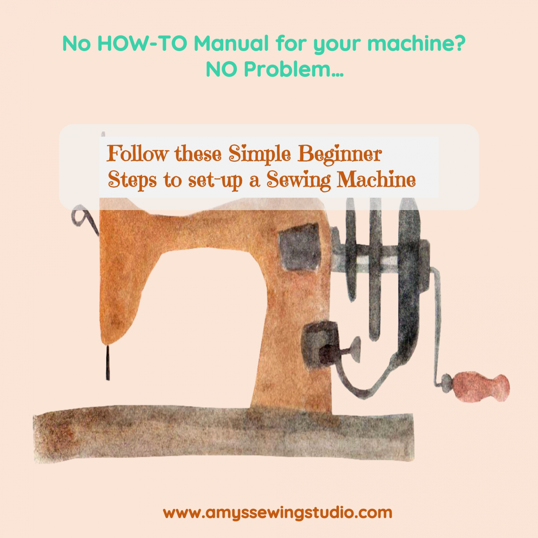 How to Set Up a Sewing Machine-For Beginners