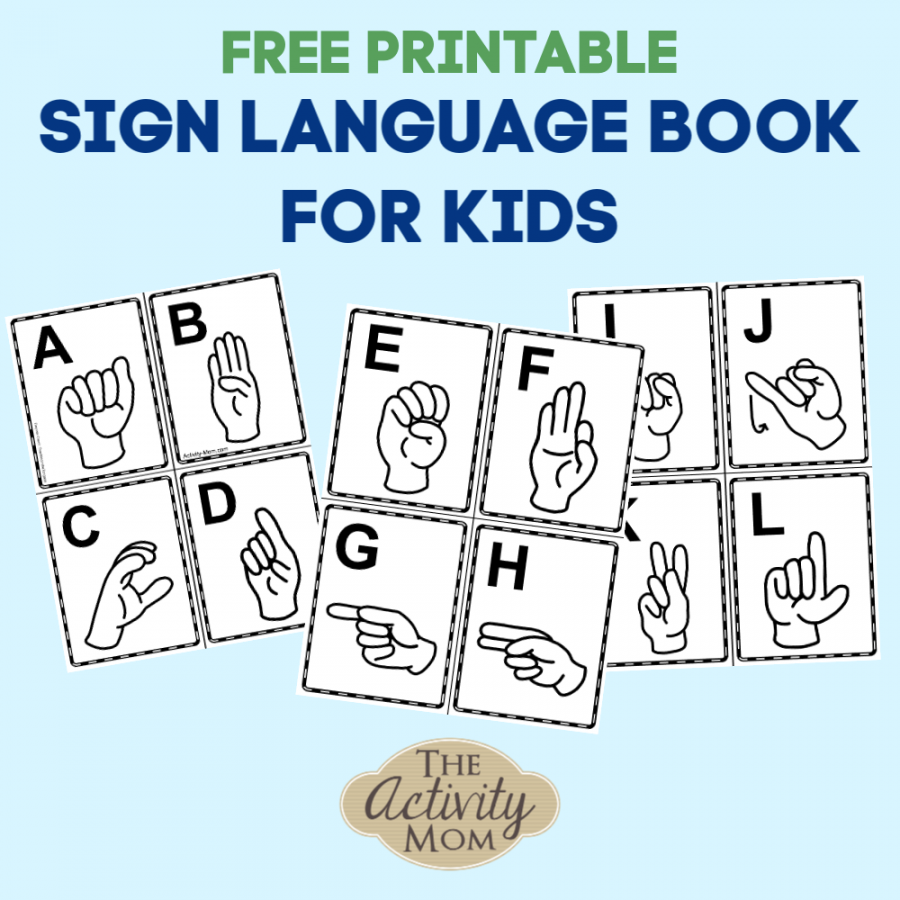 Language Alphabet Book for Kids (free printable) - The Activity Mom