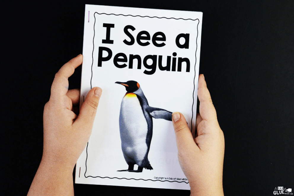 Penguin Emergent Reader - A Dab of Glue Will Do