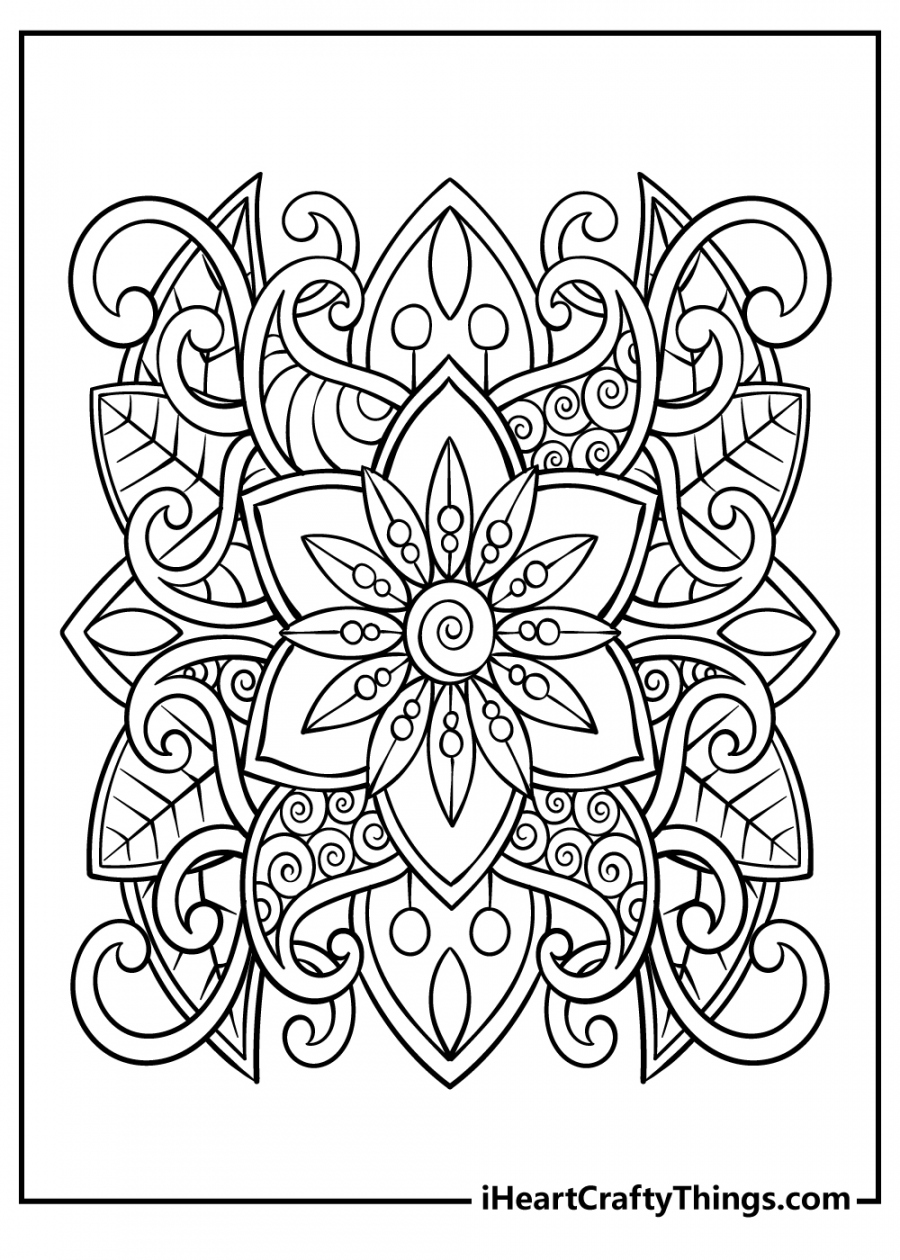 Printable Adult Coloring Pages (Updated )