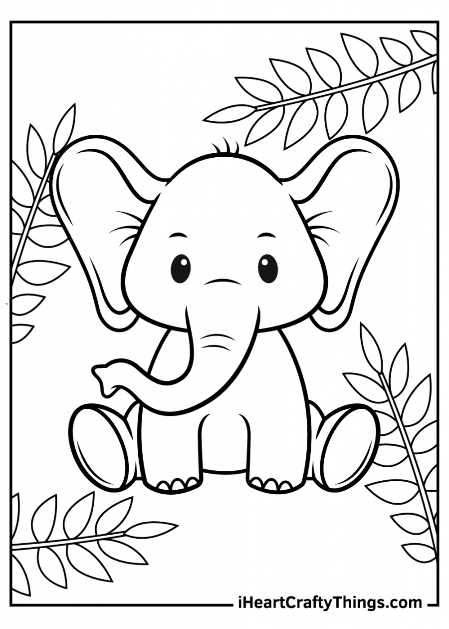 Printable Baby Animals Coloring Pages (Updated )