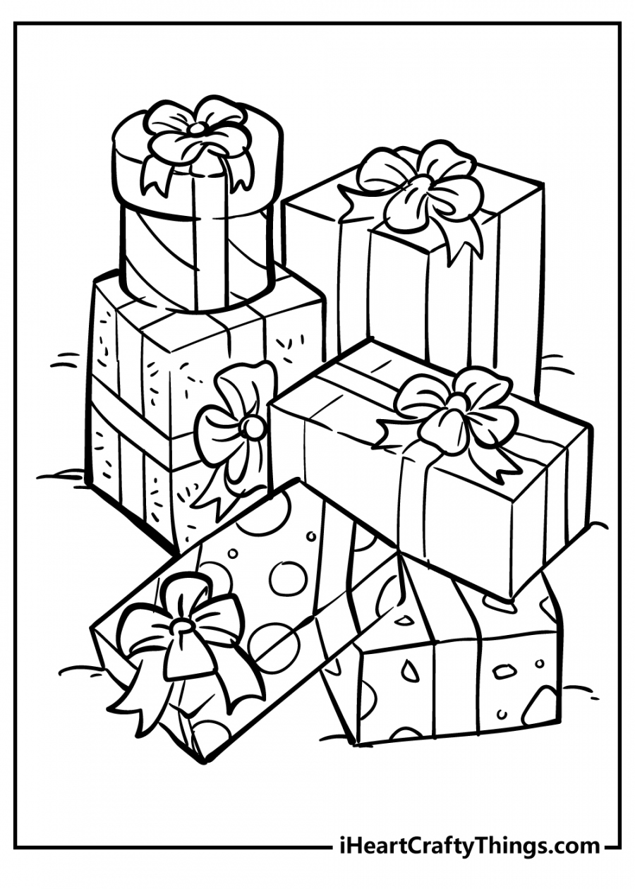 Printable Christmas Coloring Pages (Updated )