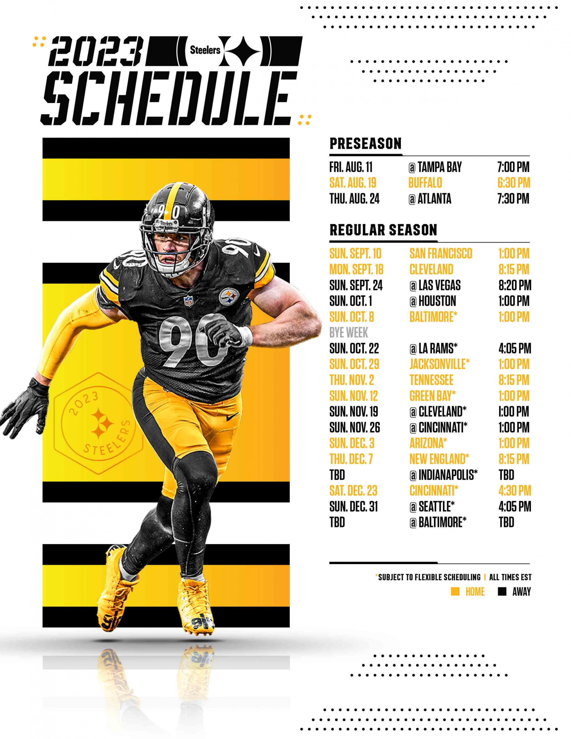 Steelers Schedule  Pittsburgh Steelers - Steelers