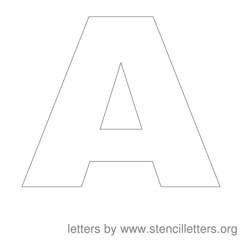 Stencil Letters Org  Alphabet letters to print, Printable