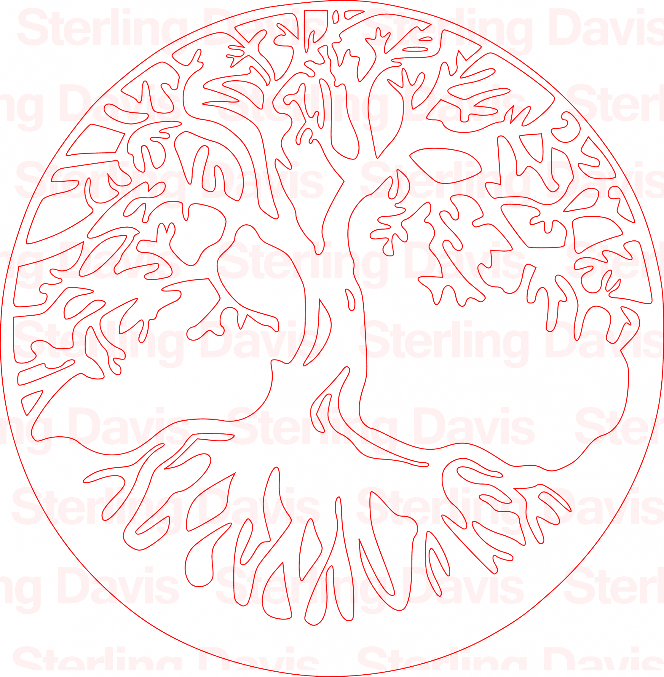 Tree of life Scroll Saw Pattern by Sterling Davis – Maker Patterns