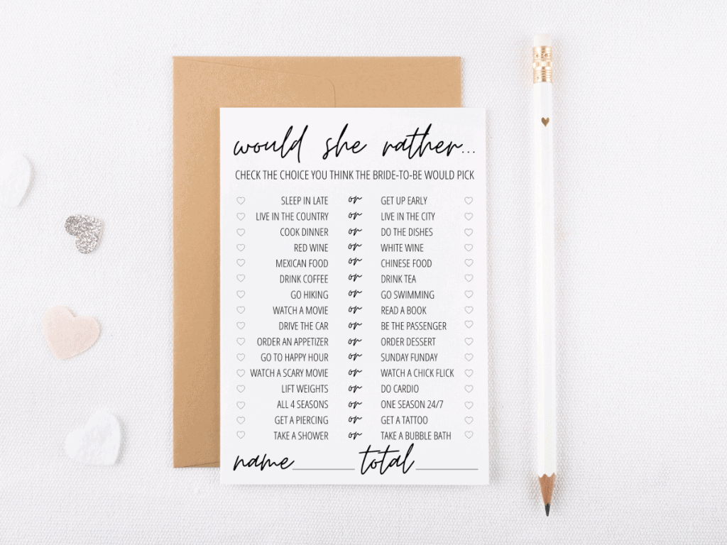 12 Free Printable Bridal Shower Games | Modern Moh intended for Free Bridal Shower Printable Decorations